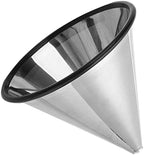Coffee Filters Reusable Coffee Filter Stainless Steel Cone Dual Filter Dripper Tea Filter Funnel Mesh Coffee Filters - Image 5