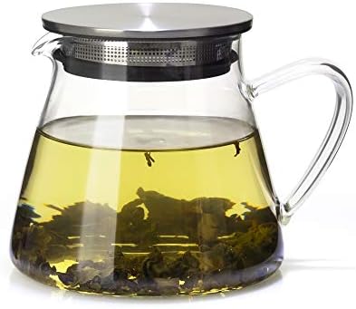 Four Life 841 Teapot Glass, Heat Resistant, 18.9 fl oz (532 ml), For 3 Cups, Lid with Tea Strainer, One Hand, Microwave and Dishwasher Safe, Not Direct Fire, Fuji Glass Teapot - Image 7