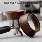 51/58mm Coffee Dosing Cup Walnut Wood Espresso Dosing Funnel Brewing Bowl Portafilter Dosing Ring Coffee Accessories Dosing Funnel 54mm(53mm) - Image 5