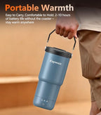 Kepwam Self-Heating Travel Mug T3,20oz Large Capacity Leak-Proof Heated Mug - Image 5