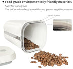 Vacuum Coffee Canister&Food Storage Container with One-click vacuum, Preserves Freshness for Weeks, 12oz Food-grade PC Coffee Vacuum Canister for Ground Coffee & Beans Or spices-white - Image 4