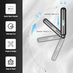 IKAPE Retractable Coffee WDT Tool, One-Press Release Espresso Stirrer Distribution Tool, 0.4mm 8 Adjustable Needles, Even Coffee Grounds Distribution with Stand & Extra Needles - Image 3