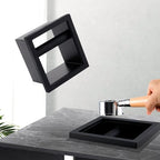 Bottomless Knock Box Chute, Stainless Steel Bottomless Espresso Coffee Knock Box Countertop Coffee Grounds Container for Home Cafe Restaurant Hotel - Image 2