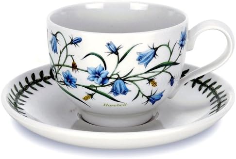 Portmeirion Botanic Garden Tea Cup and Saucer, Set of 6 Assorted Motifs - Image 4