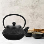 Vintage Cast Iron Teapot 0.3l Small Tea Pot for Home Office - Image 5