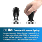 51mm Espresso Tamper and Distributor,Dual Head Coffee Leveler Compatible Portafilter - Image 3