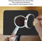 Wood Coffee Tamper Silicone Mat Set with Stainless Steel Base, Premium, for Beginners Baristas, 1 Set (51mm / 2.01in Tamper) - Image 5