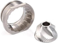 Conical Grinder Burr Compatible with Jura Aroma G2 G3 and HS-Plus grinder, stainless steel burr set for automatic espresso coffee machines A1 A4 A8 Z6 Z8 etc. (Stainless Steel) by LAUCIPPOSHOMEAPPLIANCES