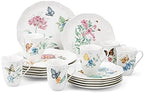 Lenox Butterfly Meadow Porcelain 18-Piece Dinnerware Set for 6 by Lenox