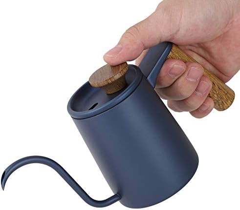MAVIS LAVEN Stainless Steel Gooseneck Kettle 350ml with Wooden Handle - Image 3