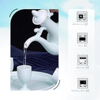 10 Pcs Porcelain Wine Cup,Baijiu Glass,Chinese Liquor Cup,Ceramic Wine Set - Image 3