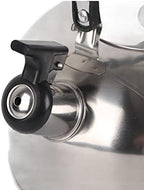 Phefop 3L Stainless Steel Whistling Camping Kettle, Lightweight Compact Design, Suitable for Hiking, Camping (Stainless steel color) - Image 6