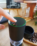 PALICO GrindTech PREM Electric Coffee Bean Grinder, Portable Rechargeable Coffee Grinder with SUS Conical Burr, 20 Grind Settings, Cordless Charging Base & Travel Case - Image 5