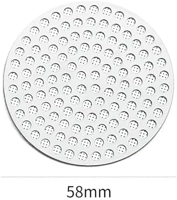 58mm Espresso Puck Screen 0.8mm Thickness Stainless Steel Reusable Coffee Filter Designed For Bottomless Portafilter Baskets，Water Flows Evenly(58mm) - Image 3