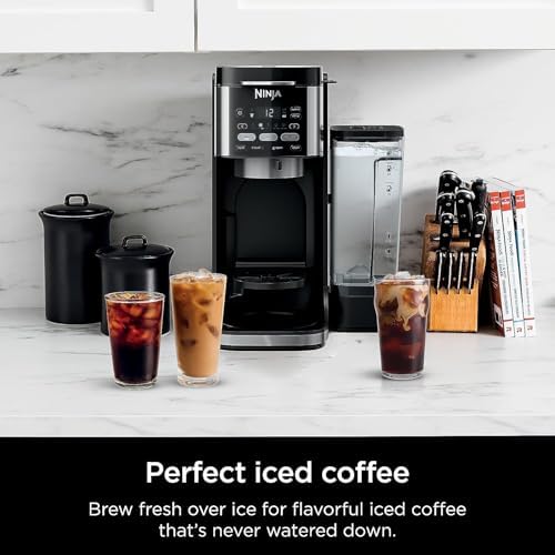 Ninja (Refurbished) Drip Coffee Maker | DualBrew Pro Hot & Iced Coffee | Compatible with K-Cup Pods | 3 Brew Styles (Classic, Rich, & Iced) | 60oz Removable Reservoir & Dishwasher Safe | (Renewed) - Image 4