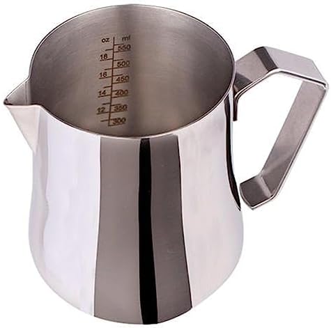 Metallurgica Motta Stainless Steel Graduated Measurement Milk Frothing Pitcher, 500 ml by MetallurgicaMottta