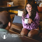 Simple Modern Voyager Signature Mug | Travel Coffee Tumbler with 360° Lid and Handle | Ceramic-Lined Insulated Stainless Steel Iced Cold Brew Cup | 12oz, Sea Glass Sage - Image 4