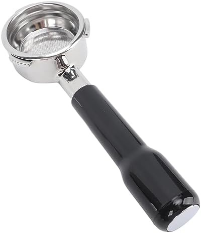 Bottomless Coffee Portafilter, 58mm 3 Ears Bottomless Portafilter Coffee Bottomless Portafilter for Barsetto Coffee Machine (Black) - Image 6