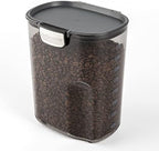 Progressive International ProKeeper+ Clear Plastic Airtight Food Baker's Kitchen Storage Organization Container Canister Set with Magnetic Accessories, 2- Piece Set (Coffee 4.3-Quart) - Image 3