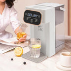 Electric Kettles, Instant Hot Water Dispenser Countertop, Temperature Adjustable 77-210.2℉ & 3L Water Tank Capacity, with Carrying Handle, White - Image 3