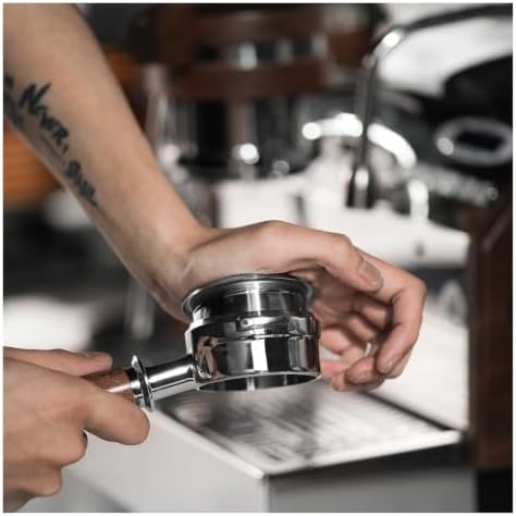 58.5mm Espresso Basket Filter Stainless Steel Double Layer Reusable Filter Cup Barista Tools Coffee Accessories(20g N Puck Screen) - Image 2