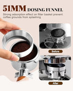 Espresso Accessories Set, 53mm Espresso Tampera & Dosing Funnel - Image 2