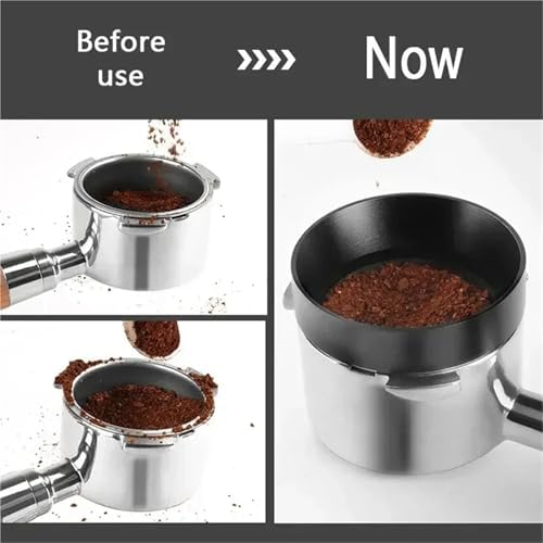 Magnetic Aluminum Espresso Dosing Ring Dosing Funnel, 51mm 53mm 58mm, Coffee Accessories for Portafilters(Black 51MM) - Image 6