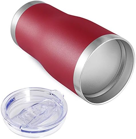 VEGOND 20oz Tumbler Stainless Steel Tumbler Cup with Lid And Straw Vacuum Insulated Double Wall Travel Coffee Mug(Brick Red 12 Pack) - Image 6