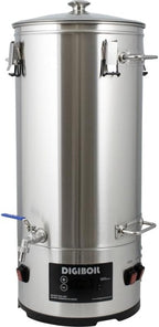 Kegland DigiBoil Electric Kettle - 35 Liters / 9.25 Gallons (110V) | 1500W Power | Digital Temperature Control | Stainless Steel | Beer Brewing Machine by Kegland