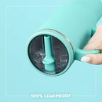 Swig Life 30oz Leakproof To-Go Tumbler with Handle, Flora Azul - Image 5