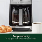 Cuisinart Coffee Maker, 14-Cup PerfecTemp Programmable Coffee Machine Glass Carafe with 1-4 Cup Setting, Brew Strength Control, Brew Pause, and Over Ice Function, Stainless Steel, DCC-3500SS - Image 7
