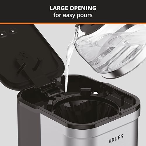 KRUPS Simply Brew Compact 5 Cup Coffee Maker: Stainless Steel Design, Pause & Brew, Keep Warm, Reusable Filter, Drip-Free Carafe (Pack of 4) - Image 4