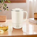 Travel Electric Kettle 600ml Capacity 600W Fast Heating Stainless Steel Portable Hot Water Boiler for Business Trip (US Plug 110V) - Image 3