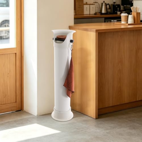 34" Height Coffee Knock Box Commercial Espresso Grounds Knock Dump Bin with Garbage Bags and Towel for Coffee Shops, Milk Tea Stores, Snack Bars and Restaurants - Image 3