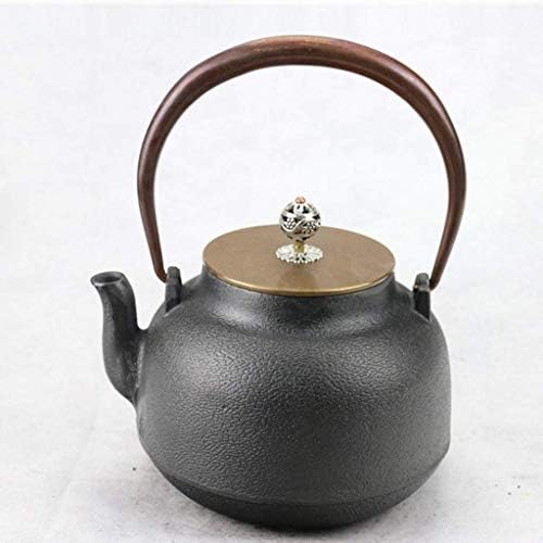 SGSG Japanese Tetsubin Tea Kettle Old Iron Pot Cast Iron Pot Iron Teapot 1200ml by SGSG