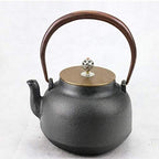 SGSG Japanese Tetsubin Tea Kettle Old Iron Pot Cast Iron Pot Iron Teapot 1200ml by SGSG