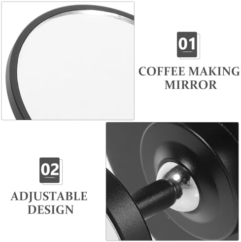Cabilock 4pcs Espresso Adjustable Mirror for Machines Reflective Lens for Rate Observation Tool for and Construction Espresso Extraction - Image 3