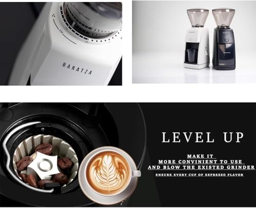 ‌Premium 2-in-1 Coffee Grinder Hopper with Silicone Bellow & Aluminum Lid | Perfect for Encore & Virtuoso Espresso Machines - Image 4