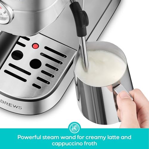 CASABREWS CM5418 Espresso Machine with Tornado Basic Coffee Grinder - Image 5