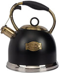 Tea Kettle -3.0 Quart Tea Kettles Stovetop Whistling Teapot Stainless Steel Tea Pots for Stove Top Whistle Tea Pot by LUXGRACE