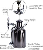 GrowlerWerks uKeg Nitro Cold Brew Coffee Maker, 50 oz, Black Chrome - Image 3
