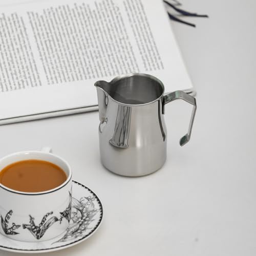 Professional 304 Stainless Steels Coffee Milk Frothing Pitcher with Fine Spouts Steaming Cup for Latte Art Coffee Milk Frother - Image 5
