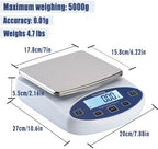 Lab Scale Balance Electronic Scales 5000g*0.01g high Precision Laboratory Digital Analytical Balance Gram Scale 0.01g Accuracy Digital Scientific Scale【Includes 500g*2 Weights】 - Image 3