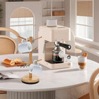 Rotating Mug Tree, Holds 6 Cups, Freestanding Wooden Coffee Cup Holder, Space-Saving Kitchen Countertop Display - Image 3