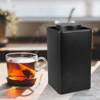 INOOMP 3pcs Vintage Square Metal Tea Canisters with Lids Retro Tin Containers for Loose Leaf Tea and Bag Storage 161mm Food Storage Organizer for Kitchen and Pantry - Image 6