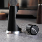 DIBTSA WDT Espresso Distribution Tool, 9 Needles Distributor, 304 Stainless Steel 0.35mm Needle Coffee Stirrer, Anodized Aluminum Handle With Stand, Matte Black - Image 4