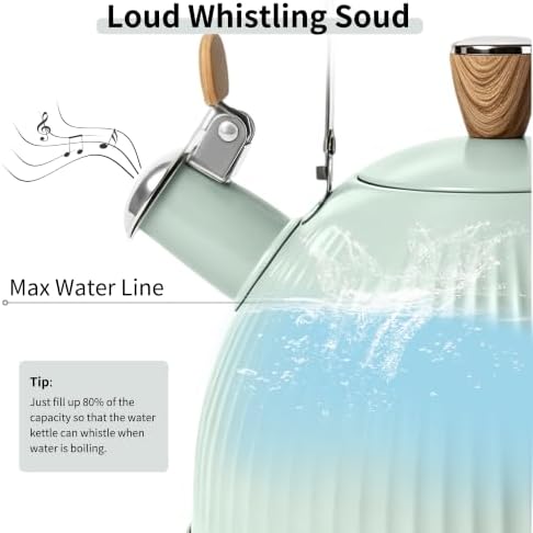 LONFFERY Tea Kettle for Stove Top - Image 2