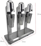 3 Head Electric Milk Shake Machine, 110V 18000RMP Powerful Electric Tea Drink Mix Milkshake Mixer with 3 x 800ml Cup, Milk Frother Mixer for Milk Drink Tea Juice - Image 2