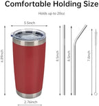 IEOVIEE 32 Pack 20oz Stainless Steel Insulated Bulk Tumblers with Lid&Straw - Image 3