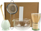 1PC/5PCS/Set Matcha Bowl, Spoon, Tea Whisk, Sieve Mesh(Light green) by Unknown